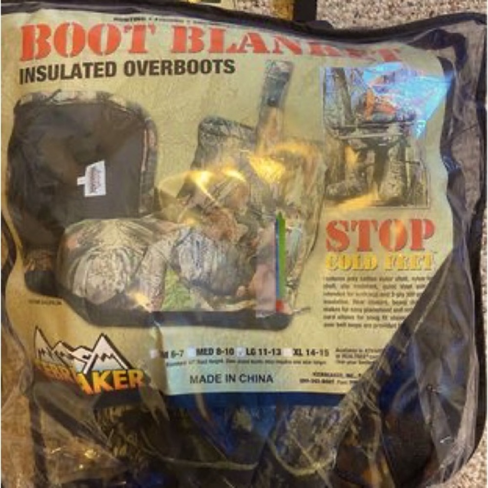 Boot blankets for hunting